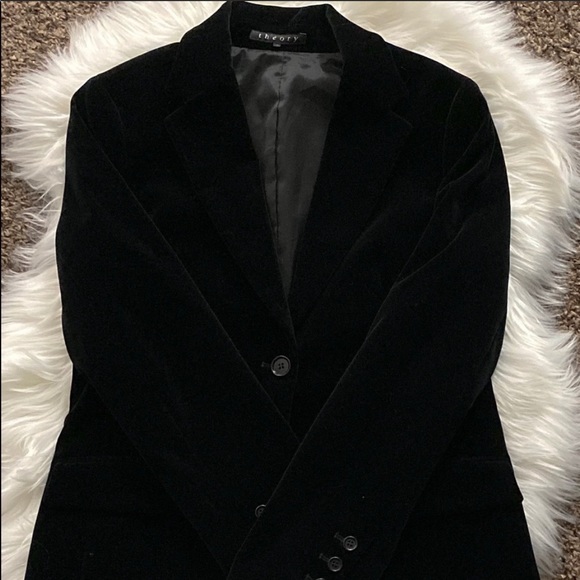 Theory Jackets & Blazers - THEORY BLACK VELVET BLAZER
